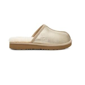 Ugg Kids' Shoes Ugg Keegan Metallic Uggplush Faux Fur Lined Slipper Size 13